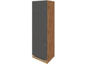 4251639430126 - Held Kühlschrank-Umbauschrank ca 60 cm Anthrazit Eiche