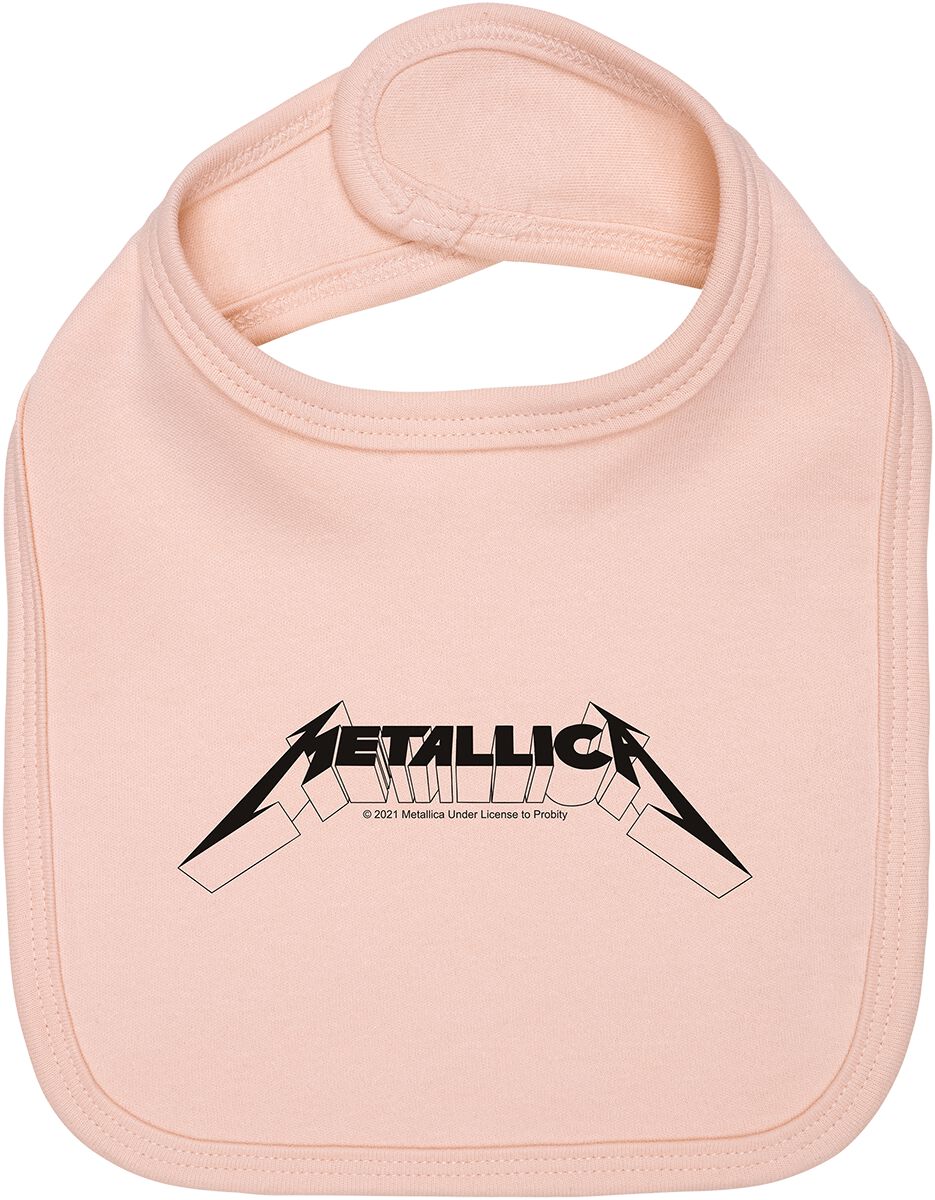 4251642369987 - Metallica Metal-Kids - Logo Lätzchen rosa