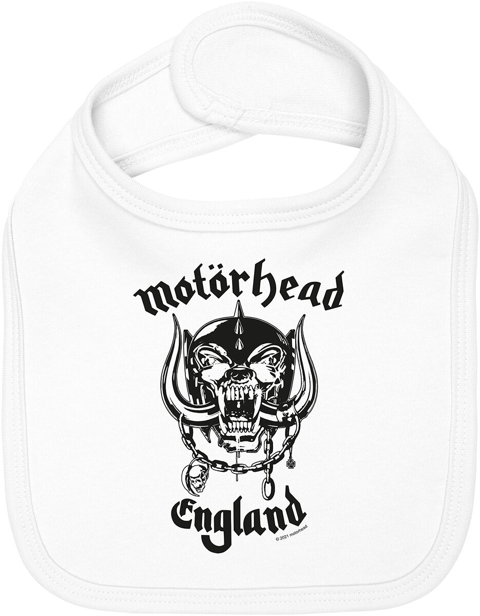 4251642370099 - Metal-Kids - England Stencil Lätzchen weiß 4251642370099 - Metal-Kids - England Stencil Lätzchen weiß