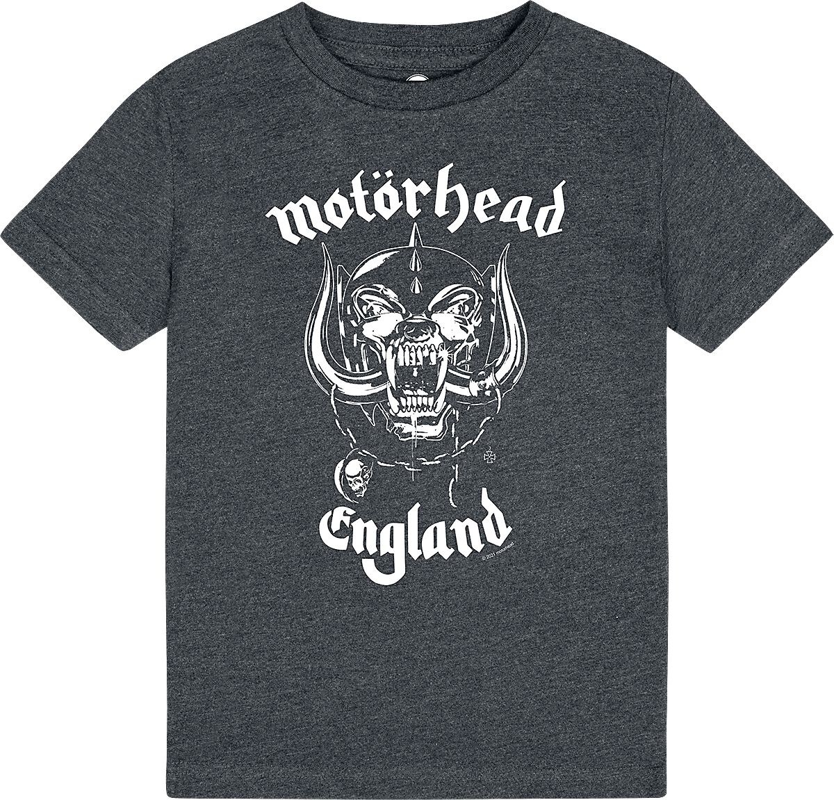 4251642383174 - Metal-Kids - England Stencil T-Shirt charcoal in 164