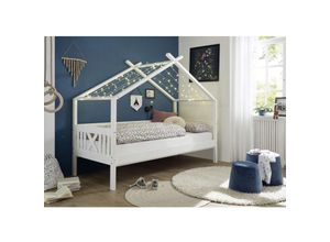 4251647603161 - - Pfostenbett juletta Himmelbett Jugendbett Massivholzbett Kinderbett Spielbett 