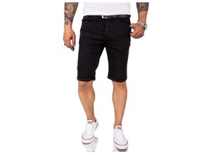 4251654450574 - Shorts Jeans Shorts Schwarz Regular Fit