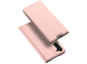 4251678441015 - Buch Tasche DUX DUCIS kompatibel mit SAMSUNG GALAXY NOTE 10 (N970F) Handy Hülle Etui Brieftasche Schutzhülle mit Standfunktion Kartenfach Rose