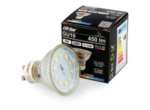 4251678449301 - 3x GU10 5W led Leuchtmittel Neutralweiß 4000K 450 Lumen Spot Strahler Einbauleuchte Energiesparlampe Glühlampe - Led Line