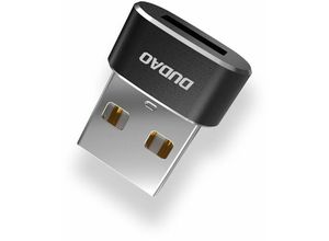 4251678461358 - Dudao USB-C Typ C Adapter Converter klein kompakt Datentransfer Aufladung Ladeadapter Datenadapterr kompatibel mit Smartphone Handy PC Computer