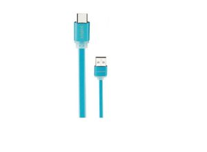 4251678462621 - 12m Softtouch usb Typ-C Ladekabel Datenkabel Kabel Ladegerät in Blau - Sunix