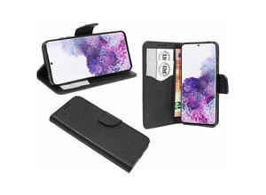 4251678462782 - cofi1453® Buch Tasche Fancy kompatibel mit SAMSUNG GALAXY S20+ (G985F) Handy Hülle Etui Brieftasche Schutzhülle mit Standfunktion Kartenfach Schwarz