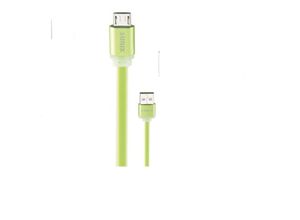 4251678462911 - 12m Softtouch usb Micro-USB Ladekabel Datenkabel Kabel Ladegerät Micro-USB in Grün - Sunix