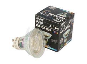 4251678466643 - Led Line - 5x GU10 5W led Leuchtmittel 50° smd 2700K Warmweiß 410 Lumen Spot Strahler Einbauleuchte Energiesparlampe Glühlampe