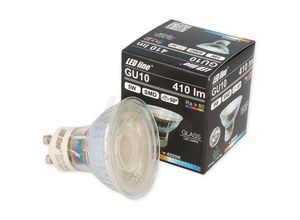 4251678466667 - Led Line - 1x GU10 5W led Leuchtmittel 50° smd 4000K Neutralweiß 410 Lumen Spot Strahler Einbauleuchte Energiesparlampe Glühlampe