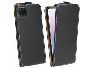 4251678467114 - cofi1453® Flip Case kompatibel mit Samsung Galaxy Note 10 Lite (N770F) Handy Tasche vertikal aufklappbar Schutzhülle Klapp Hülle Schwarz - Schwarz