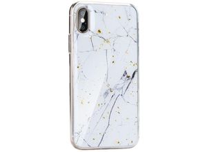 4251678468197 - cofi1453® Hülle Schale Marble Case Cover Stein Marmor Design Glitzer Muster Handyhülle Handyschale Fashion Tasche Schutz Motiv 1 kompatibel mit