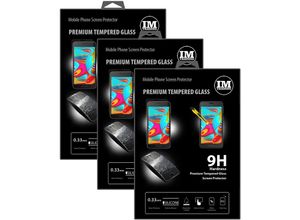 4251678469156 - cofi1453 3X Panzer Schutz Glas 9H Tempered Glass Display Schutz Folie Display Glas Screen Protector kompatibel mit Samsung Galaxy A2 Core ( A260G )