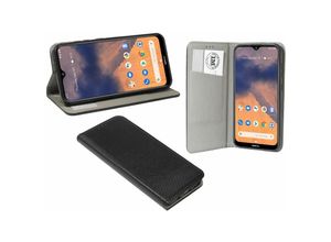 4251678469583 - cofi1453® Buch Tasche Smart kompatibel mit NOKIA 23 Handy Hülle Etui Brieftasche Schutzhülle mit Standfunktion Kartenfach Schwarz