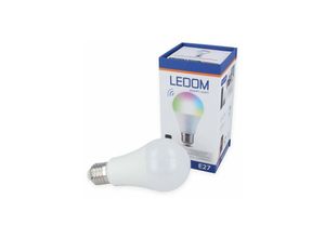 4251678471739 - Ledom E27 10W 800lm led Leuchtmittel A60 rgb tuya Gesuteuert Dimmbar 220-240V Glühbirne 2700-6500K Smart-Lampe Leuchte kompaitbel mit Amazon Alexa