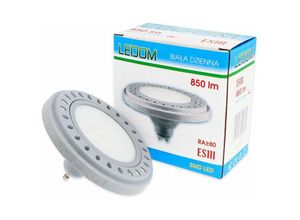 4251678471760 - Led Line - 9W led Leuchtmittel ES111 850lm Lampe 120° Reflektor Strahler Licht smd Spot GU10 Birne 3000K Warmweiß in Grau