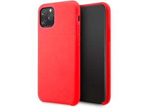 4251678474020 - cofi1453® Silikon Soft Case Hülle Schale Bumper Cover Dezent Handyhülle Handyschale Schutz kompatibel mit Huawei P40 in Rot