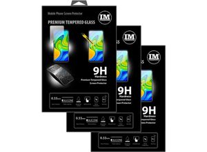 4251678476420 - cofi1453 3X Panzer Schutz Glas 9H Tempered Glass Display Schutz Folie Display Glas Screen Protector kompatibel mit XIAOMI REDMI NOTE 9