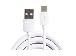 4251678477984 - Usb Typ-C 3A Datenkabel Ladekabel Smartphone Fast Charge Snyc Schnellladekabel kompatibel mit SamsungNokiaHuawei weiß - Sunix