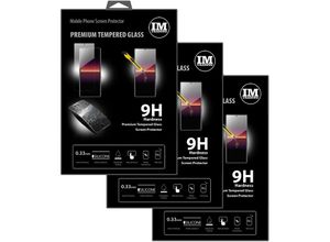 4251678490174 - cofi1453 3X Panzer Schutz Glas 9H Tempered Glass Display Schutz Folie Display Glas Screen Protector kompatibel mit Sony Xperia L4