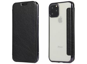 4251678493281 - cofi1453 Buch Tasche Electro Book Cover kompatibel mit iPhone 11 Pro Max Hülle Etui Brieftasche Schutzhülle Case Schutz Schwarz