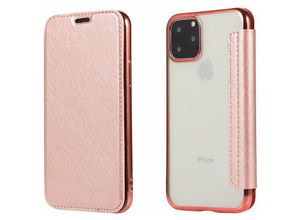 4251678493571 - cofi1453 Buch Tasche Electro Book Cover kompatibel mit iPhone XS Max Hülle Etui Brieftasche Schutzhülle Case Schutz Rose