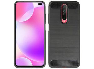 4251678494035 - cofi1453® Silikon Hülle Carbon kompatibel mit XIAOMI REDMI K30 Case TPU Soft Handyhülle Cover Schutzhülle Schwarz - Schwarz