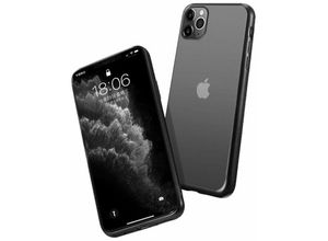 4251678495063 - cofi1453 ELECTRO MATT Silikon Hülle Cover Bumper Zubehör kompatibel mit iPhone 11 Pro Schutzhülle Soft Case Schutz Schwarz