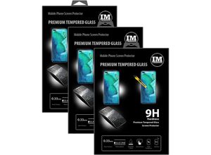 4251678496374 - cofi1453 3X Panzer Schutz Glas 9H Tempered Glass Display Schutz Folie Display Glas Screen Protector kompatibel mit Honor View 30 Pro
