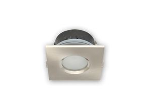 4251678498668 - IP65 Deckenleuchte Einbaurahmen Wasserdicht Einbaustrahler Lampe Spot Einbau Leuchte Eckig Satin aus Aluminium - Led Line