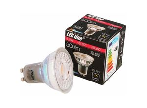 4251678499566 - 3x GU10 55W led Leuchtmittel 500 Lumen Spot Strahler Einbauleuchte Energiesparlampe Glühlampe 2700K Warmweiß - Led Line