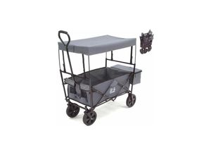 4251679723349 - Apex - faltbarer Bollerwagen Strandwagen Gerätewagen Kinderwagen Handwagen 56601 grau