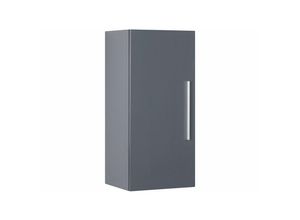 4251682214995 - Hängeschrank Grau MDF Platte Aluminium 88 x 40 x 35 cm Modern Dekorativ Praktisch Viel Stauraum Badezimmer