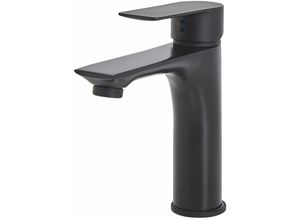 4251682241892 - Wasserhahn Schwarz aus Messing Matt Badezimmer  Armaturen  Badarmaturen Klassischer Wasserhahn Modernes Design