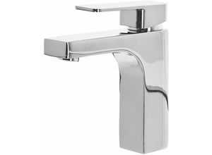 4251682241915 - Wasserhahn Silber aus Messing Badezimmer  Armaturen  Badarmaturen Glänzender Klassischer Wasserhahn Modernes Design - Silber