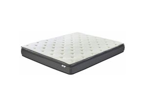 4251682250078 - Beliani - Doppelter Schaum Memory Foam Matratze 140 x 200 cm Bambusbezug Viskoelastisch Medium Härtegrad Schlafzimmer