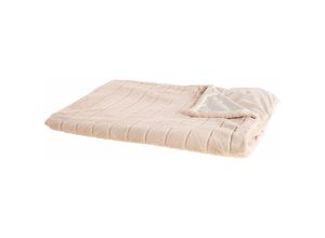 4251682269049 - Beliani - Kuscheldecke Rosa Polyester 180 x 220 cm Plüsch Decke Zweiseitig Schlafzimmer Wohnzimmer - Rosa