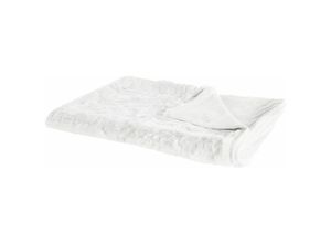 4251682269162 - Beliani - Kuscheldecke Weiß Acryl   Polyester 180 x 280 cm Shaggy Schlafzimmer Wohnzimmer - Weiß