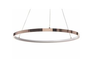 4251682271325 - Beliani - Hängelampe led Roségold Metall dia 50 cm Pendelleuchte für Esszimmer für Schlafzimmer für Wohnzimmer - Roségold