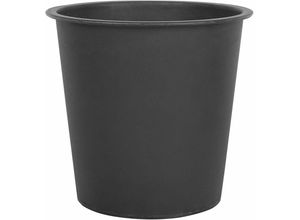 4251682286855 - Beliani - Einsatz für Pflanzkübel Schwarz Kunststoff Rund 26 x 26 x 24 cm Modern Gartenzubehör - Schwarz