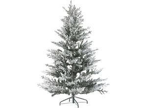 4251682289009 - Beliani - Künstlicher Weihnachtsbaum Grün und Weiß 180 cm mit Kunstschnee Schneebedeckt Weihnachtsdeko