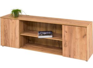 4251684205540 - Lowboard Susa Sideboards Gr B H T 165 cm x 55 cm x 34 cm goldfarben (gold craft oak gold oak) Lowboards Breite 165 cm