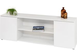 4251684206219 - Lowboard Susa Sideboards Gr B H T 165 cm x 55 cm x 34 cm weiß (weiß weiß) Lowboards Breite 165 cm