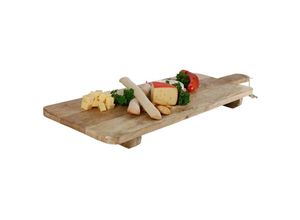 4251699809719 - Buri - xl Holz-Servierbrett 100x28cm Holzplatte Servierplatte Buffetbrett Schneidebrett