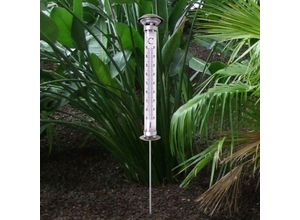 4251699810715 - Buri - Außen Thermometer Solar Gartenthermometer Wetter Garten Solarthermometer neu