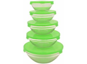 4251699814782 - Buri - Glas-Frischhaltedose mit Deckel im 5er-Set Aufbewahrungsschalen Vorratsgefäß