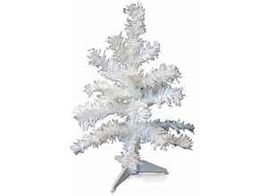 4251699815543 - Künstlicher Weihnachtsbaum weiß 60cm Weihnachtsdeko Tannenbaum Christbaum Tanne