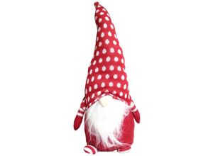 4251699815567 - Buri - Deko-Weihnachtswichtel mit Zipfelmütze 45cm Weihnachtsdeko Wichtel Türstopper - rot