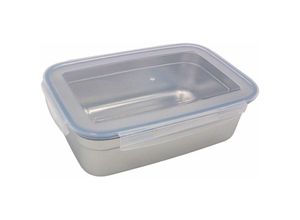 4251699818278 - Buri - Edelstahl Frischhaltedose 850ml Vorratsdose Brotdose Lunchbox Klickverschluss