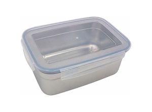 4251699818285 - Buri - Edelstahl Frischhaltedose 18 l Vorratsdose Brotdose Lunchbox Klickverschluss